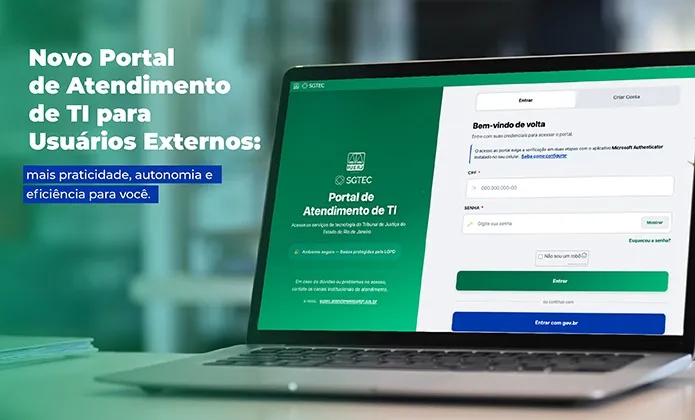 Novo Portal de Atendimento de TI para Usuários Externos